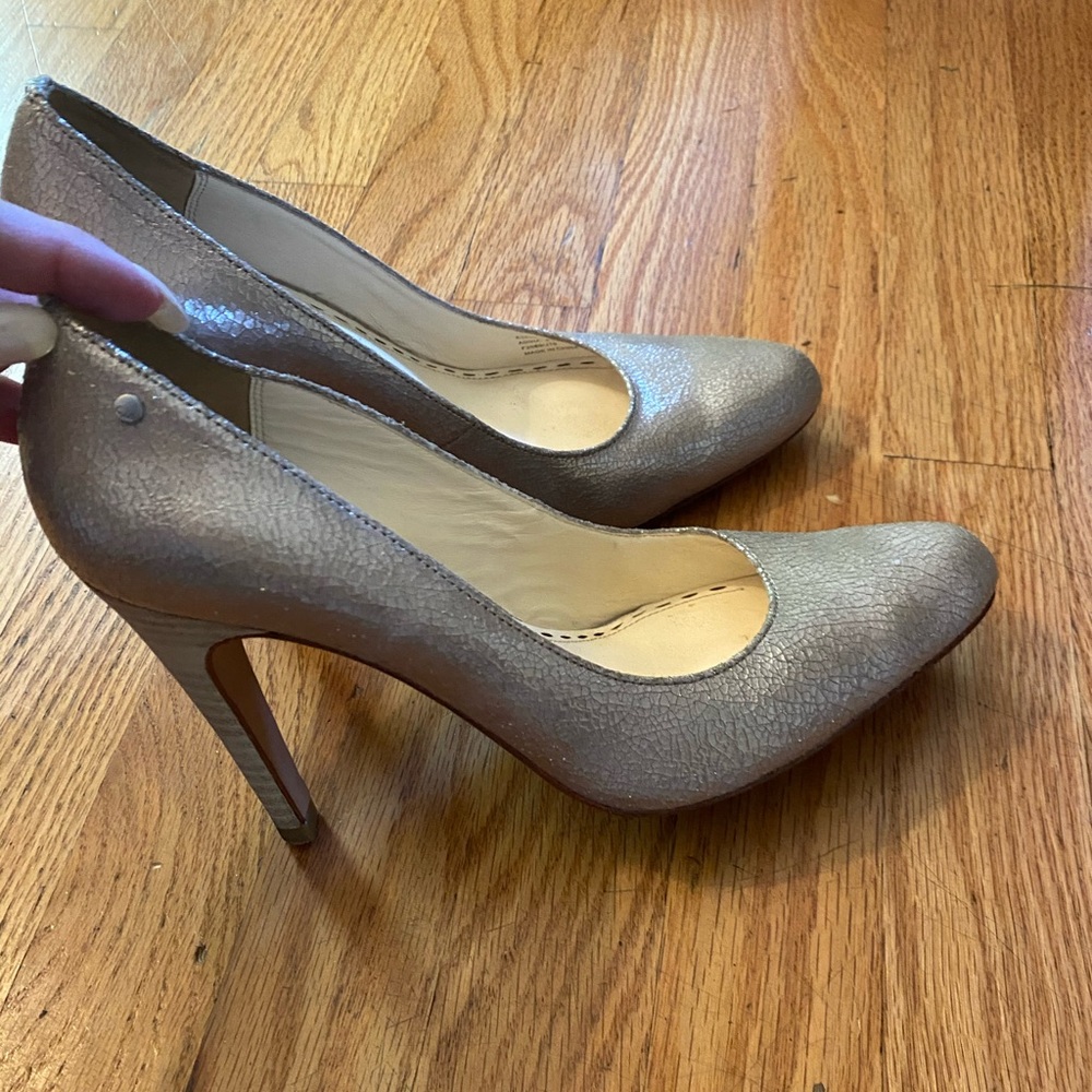 Coach pumps. Size 8.5. 4 inch heel